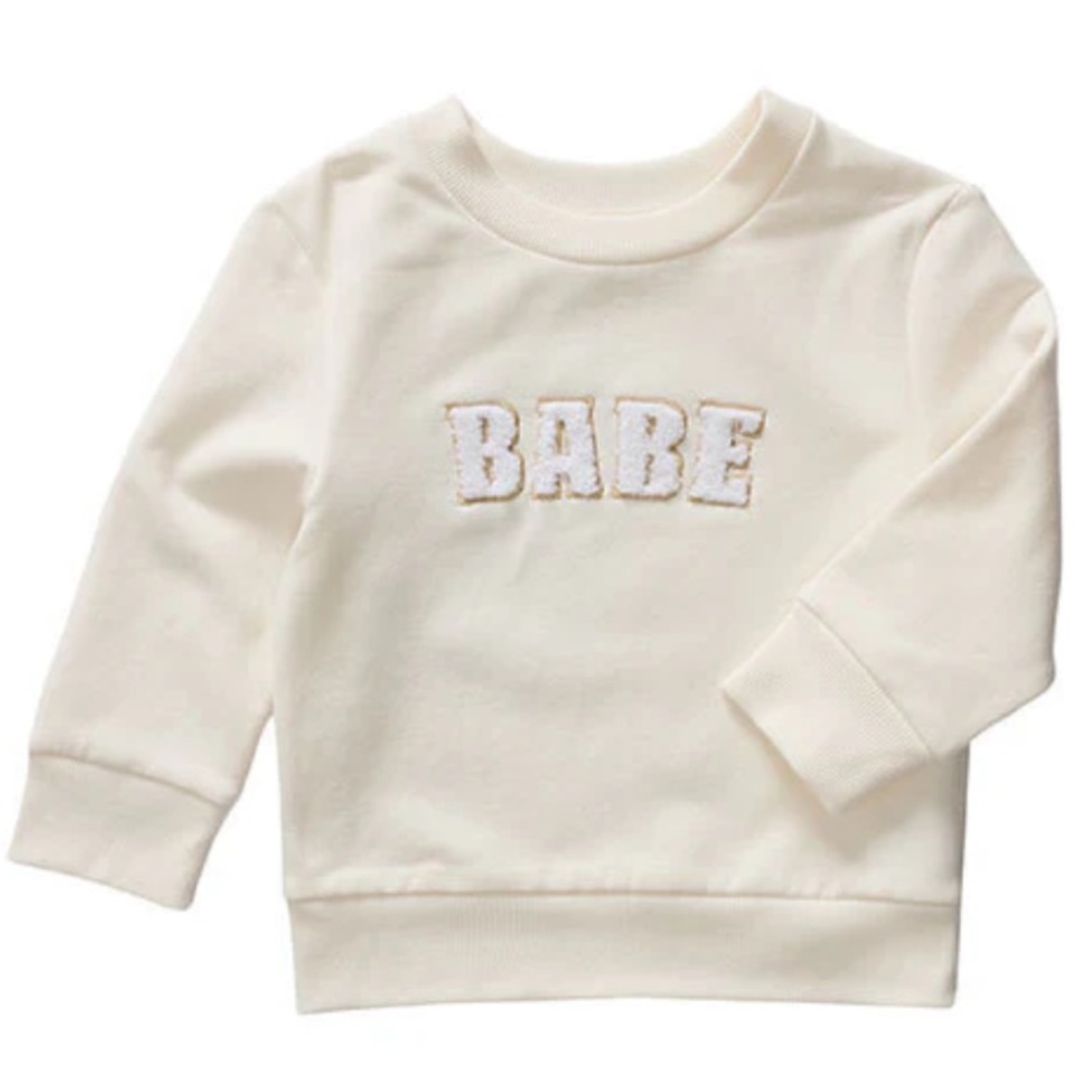 Babe Cream Kids Sweatshirt
